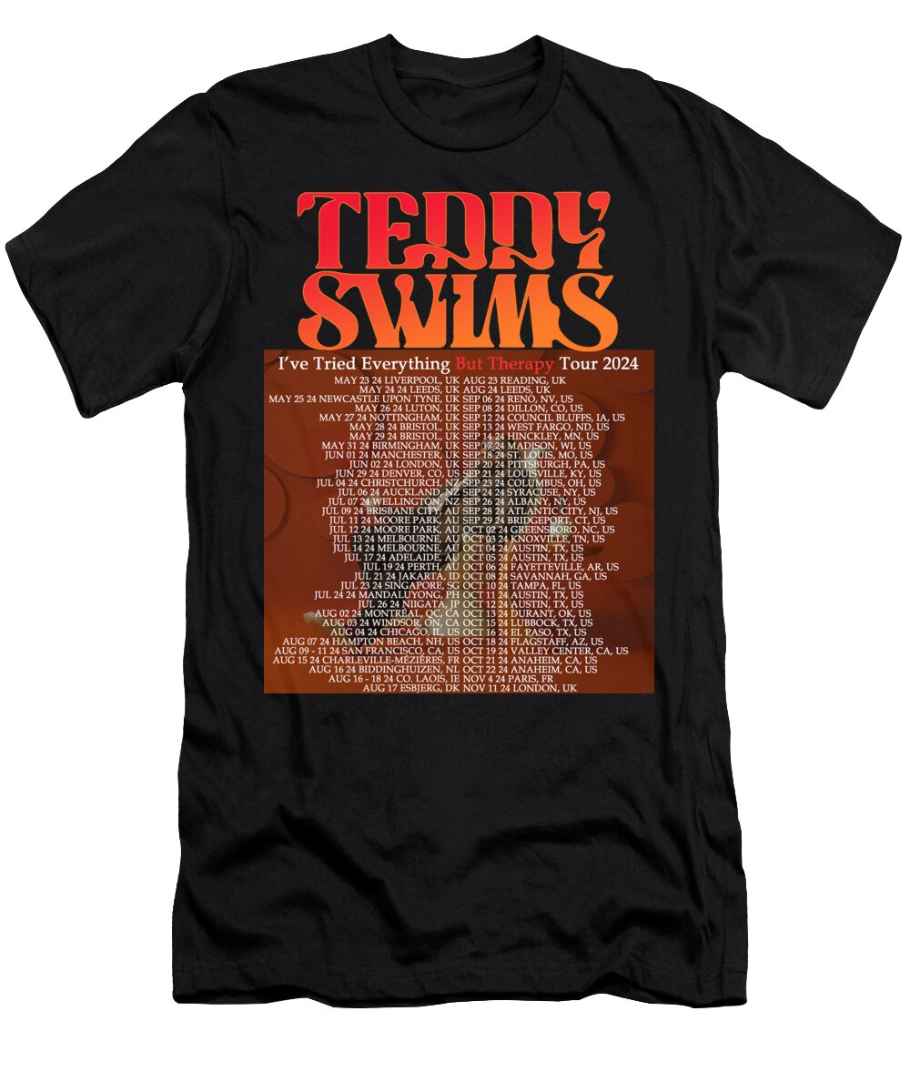 1 Teddy Swims Ive Tried Everything But Therapy Tour 2024 Miya Zaki T-Shirt
