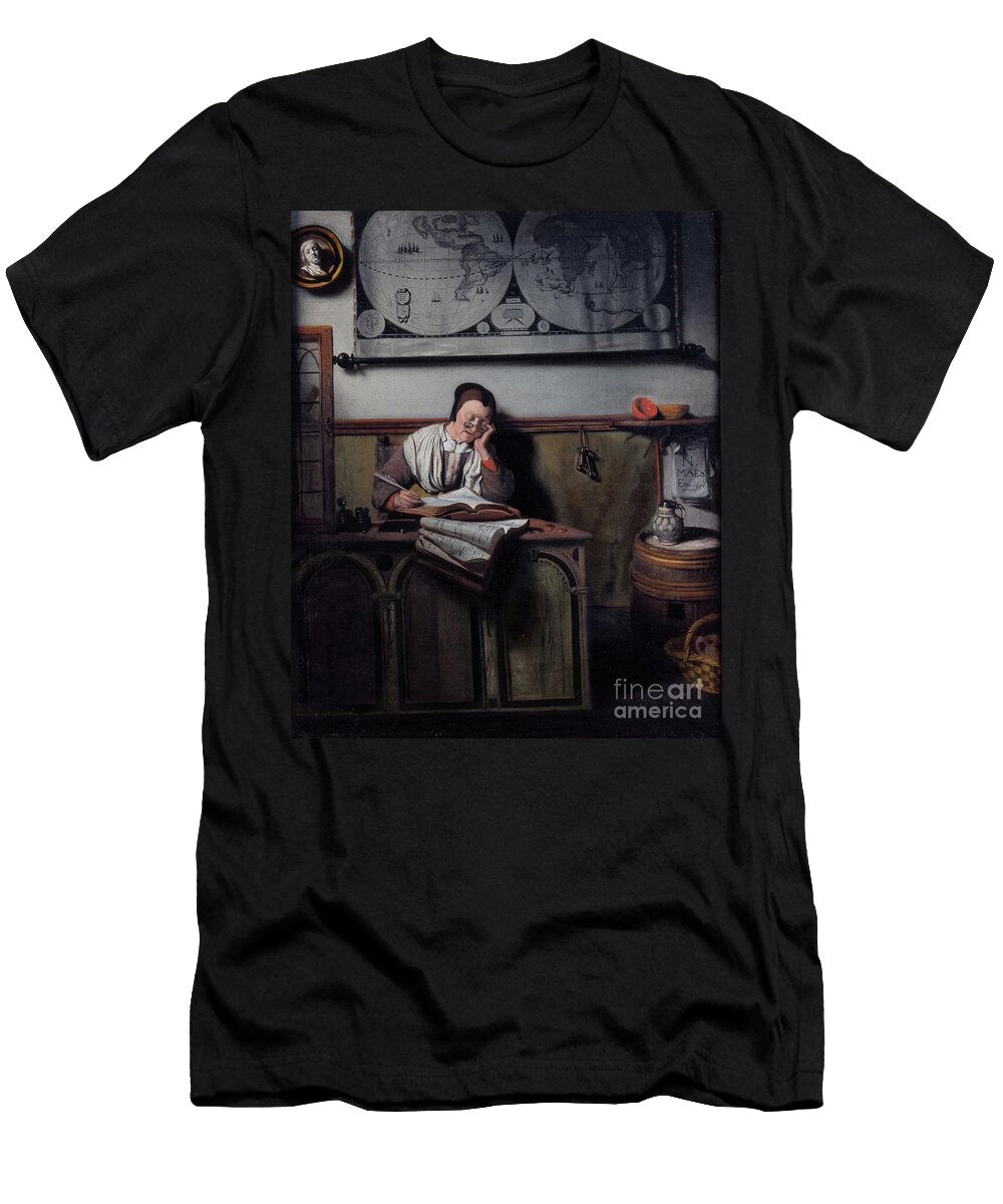 1 the Account Keeper 1656 Nicolaes Maes T-Shirt