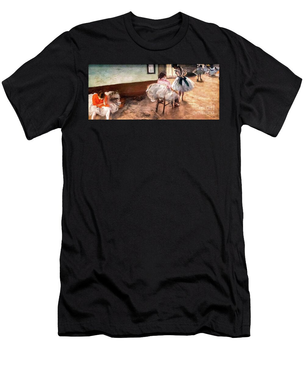1 the Dance Lesson By Edgar Degas 1879 Edgar Degas T-Shirt