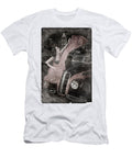 1 the Girl on the Background of Vintage Car Andrey Godyaykin T-Shirt