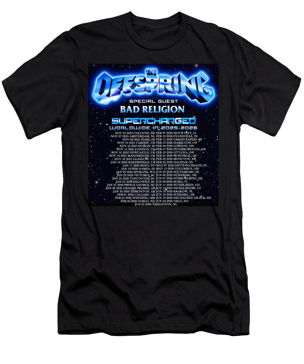1 the Offspring Special Guest Bad Religion Tour 2025 2026 Fani Pass T-Shirt