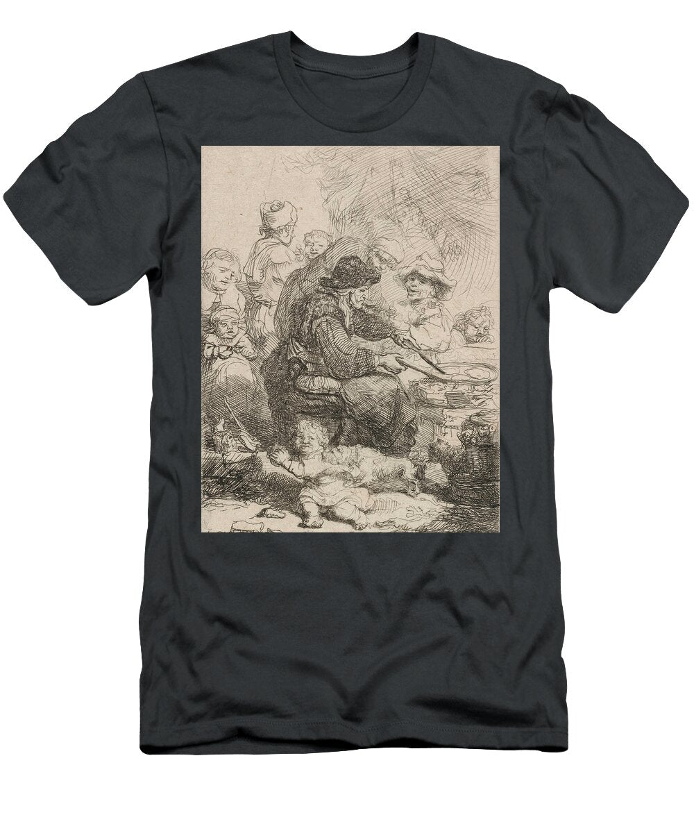 1 the Pancake Woman Rembrandt Van Rijn T-Shirt