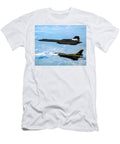 1 the Single Seat F 16xl NASA 849 Joins Up with an Sr 71a NASA 844 As Crews Set Up for One of the Flig Les Classics T-Shirt