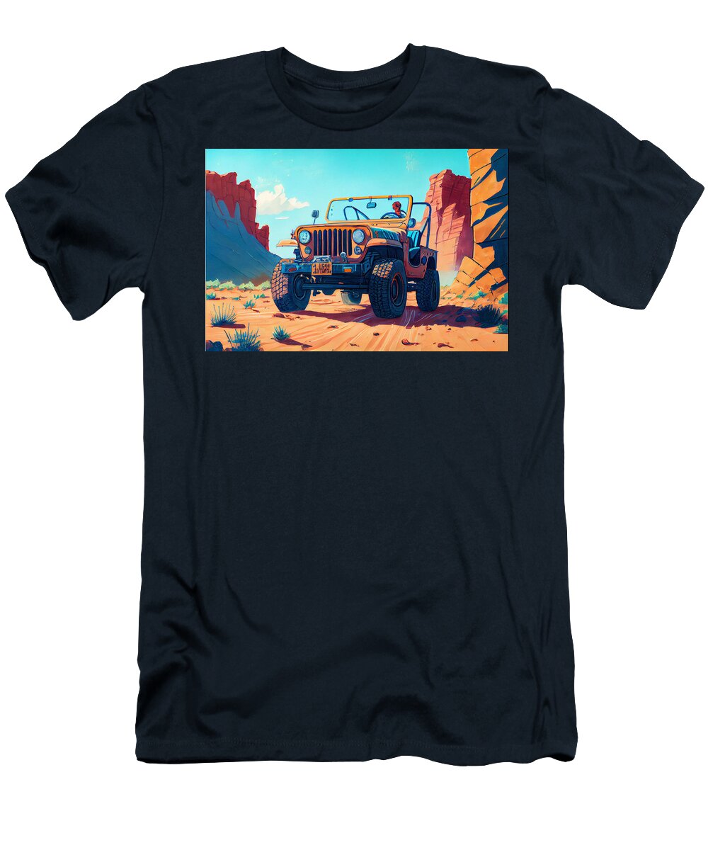 1 the Wrangler in a Jack Kirby Style Gentle and L By Asar Studios Celestial Images T-Shirt