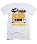 1 This Kid Loves Ball Python Snake Boa Pet Reptile Florian Dold Art T-Shirt
