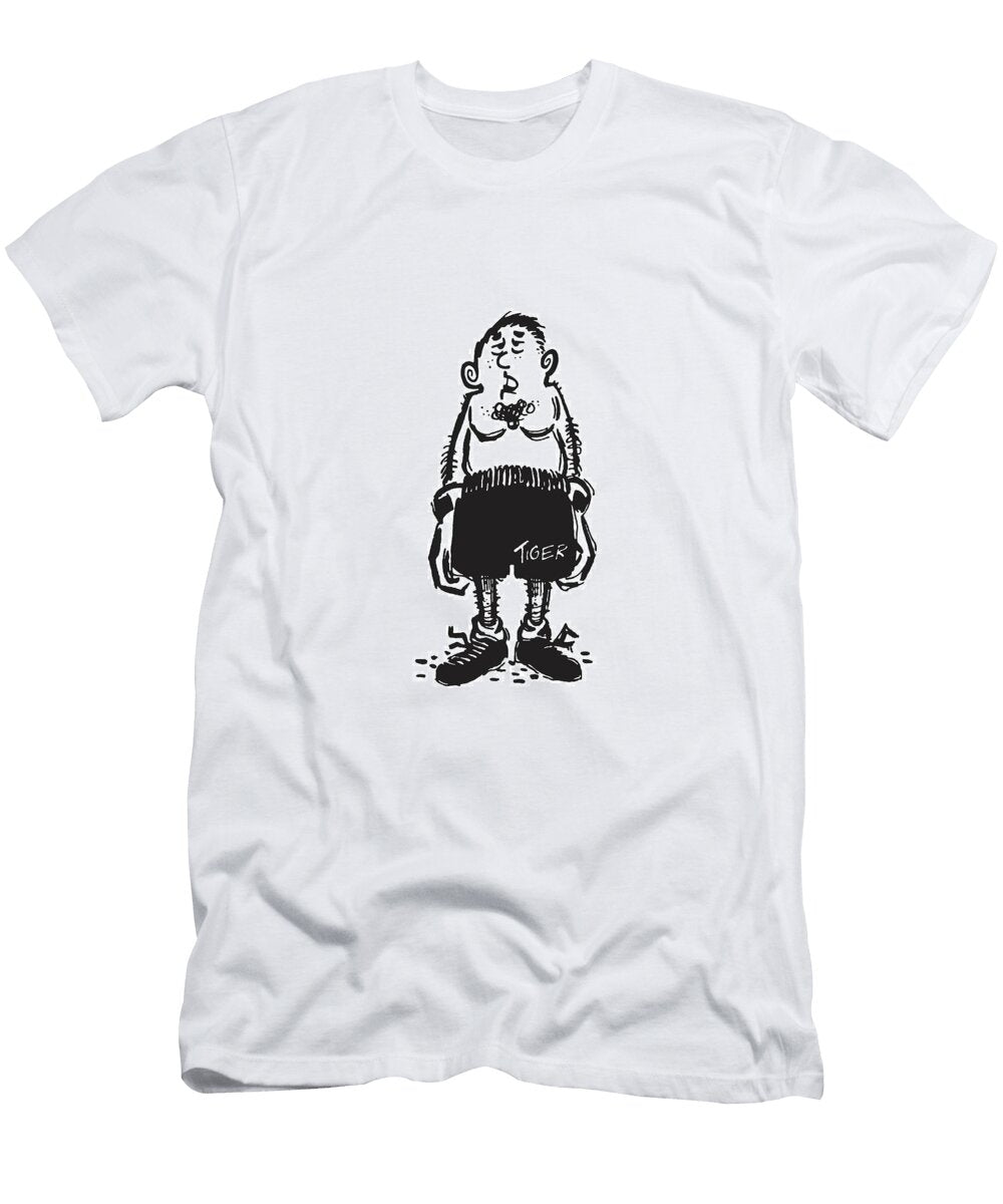 1 Tired Boxer Tiger Csa Images T-Shirt