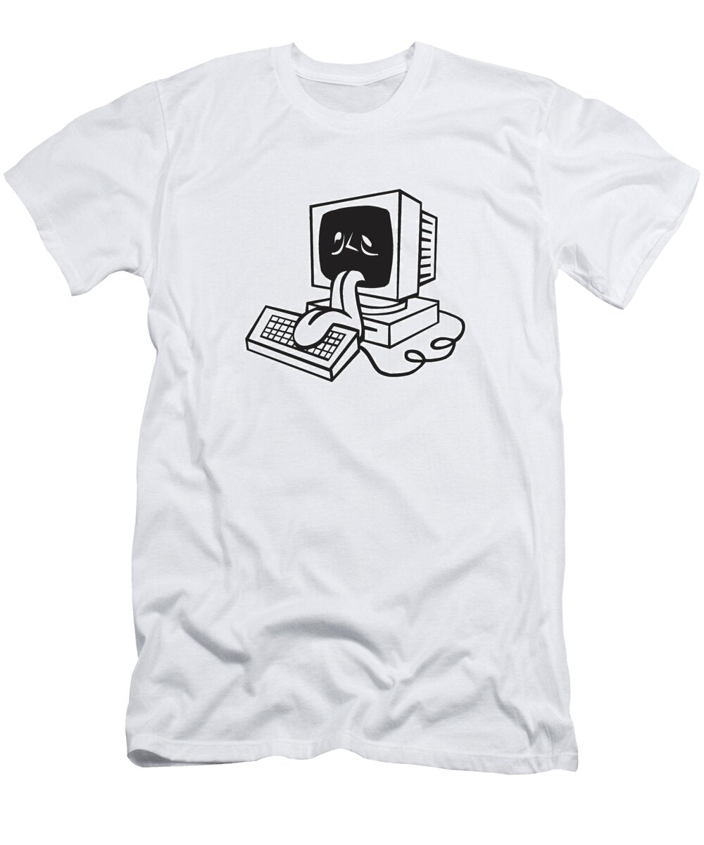 1 Tired Computer Csa Images T-Shirt