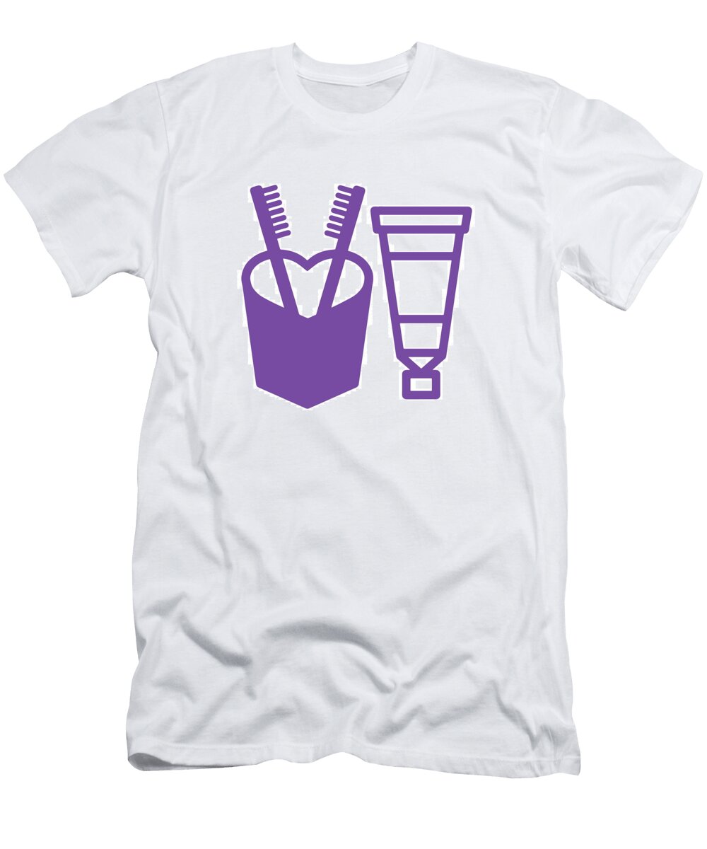 1 Toothbrush and Toothpaste Csa Images T-Shirt