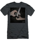 1 Top View of the Rusty and Old Wrenches Put on the Grunge Table Surface Bernard Jaubert T-Shirt