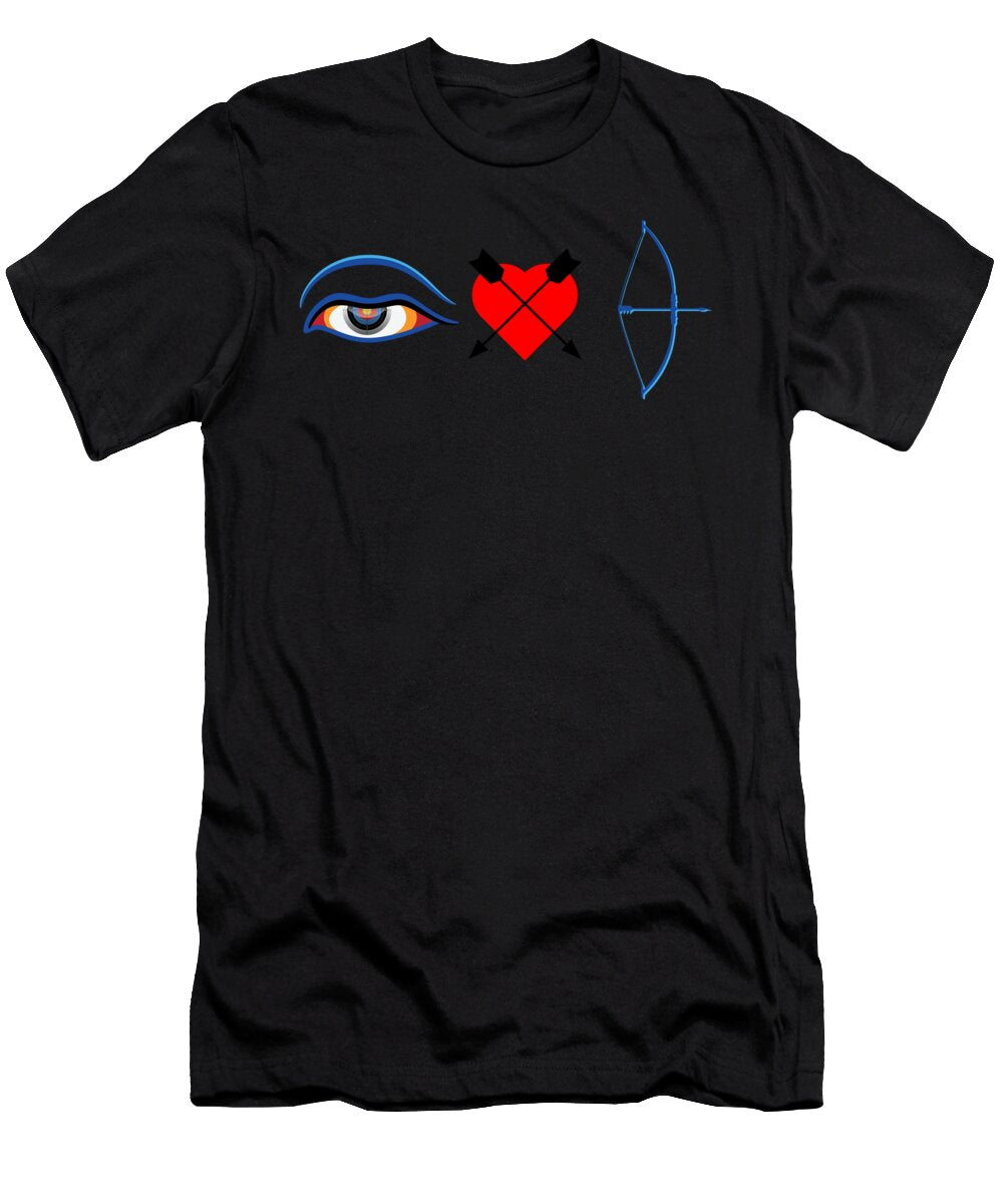 1 Traditional Archery Gift Gift for an Archer or Bowman Longbow Recurver Bowhunters and Bowhuting Enthusiasts Martin Hicks T-Shirt