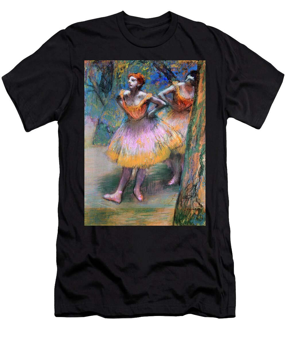 1 Two Dancers By Edgar Degas 1898 Edgar Degas T-Shirt