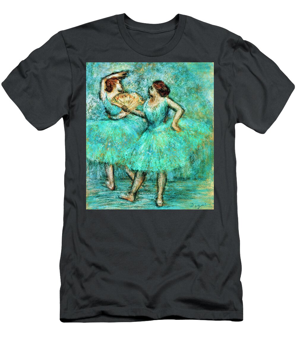 1 Two Dancers By Edgar Degas 1905 Edgar Degas T-Shirt