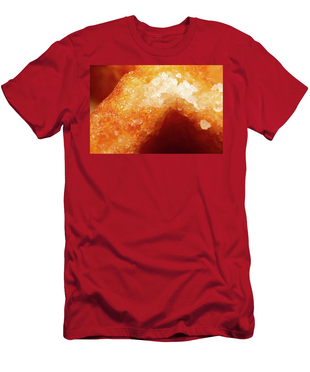 1 Ultra Macro Photo of a Belgian Waffle Rob Downer T-Shirt