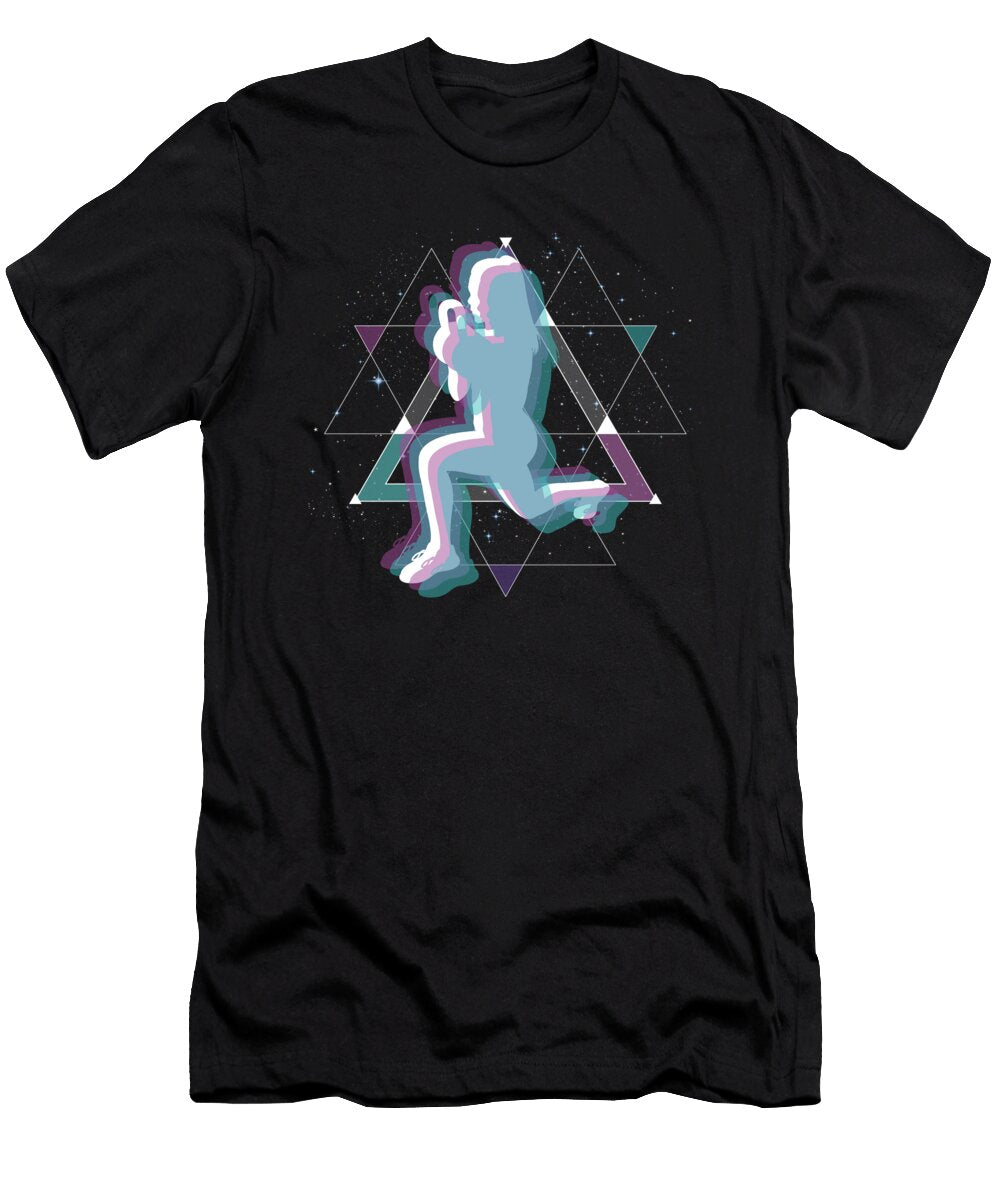 1 Vaporwave Space Hiit Greenoptix T-Shirt