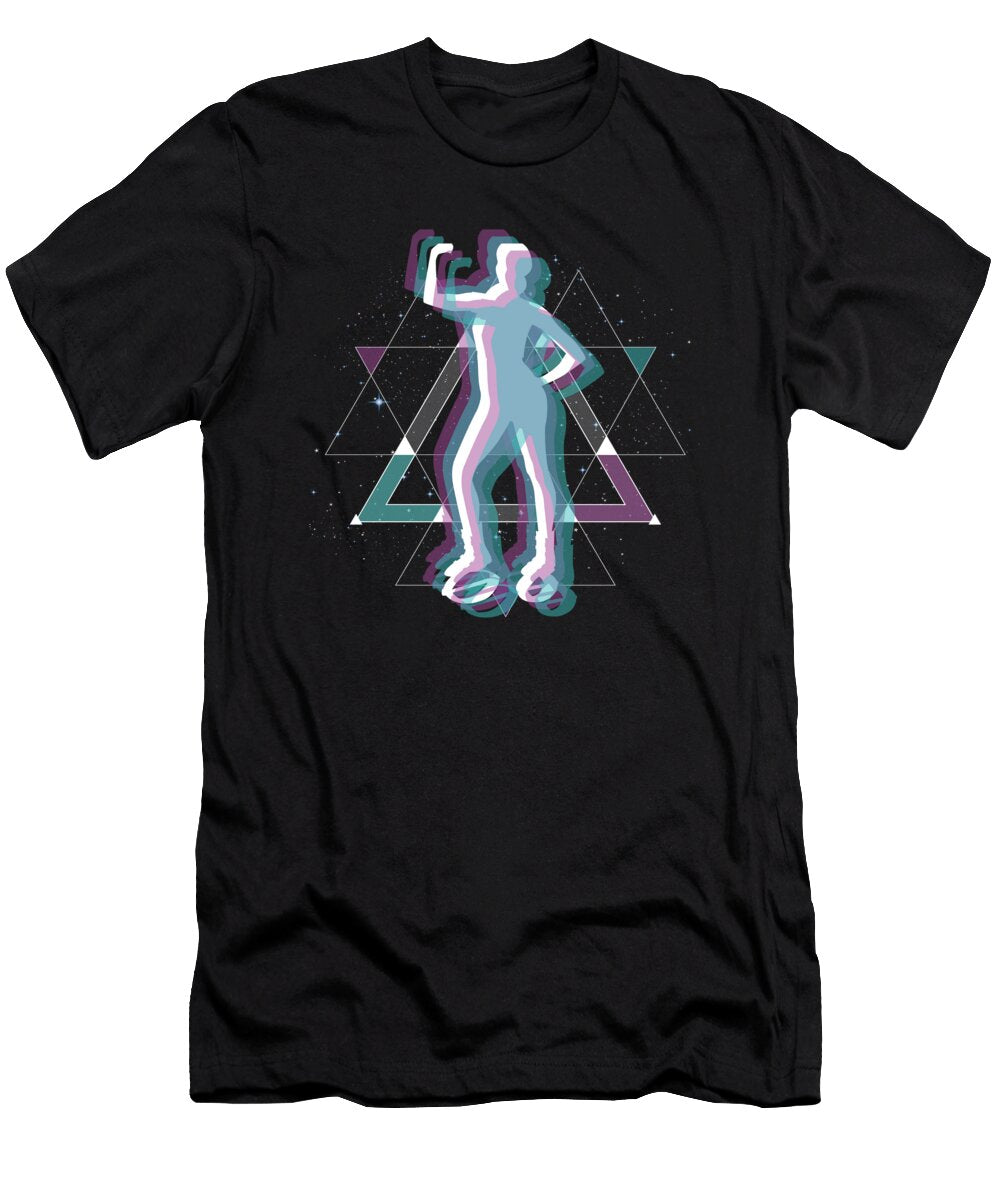 1 Vaporwave Space Jump Shoes Fitness Greenoptix T-Shirt