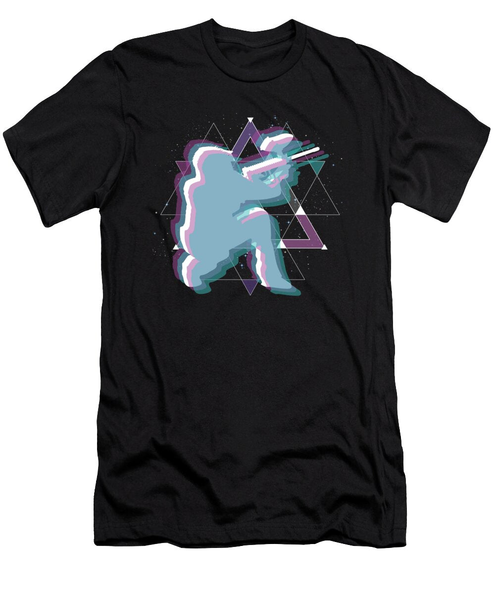 1 Vaporwave Space Paintball Greenoptix T-Shirt