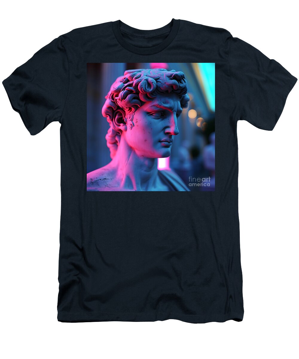 1 Vaporwave Statue Remix Style Raw Stylize By Asar Studios Celestial Images T-Shirt