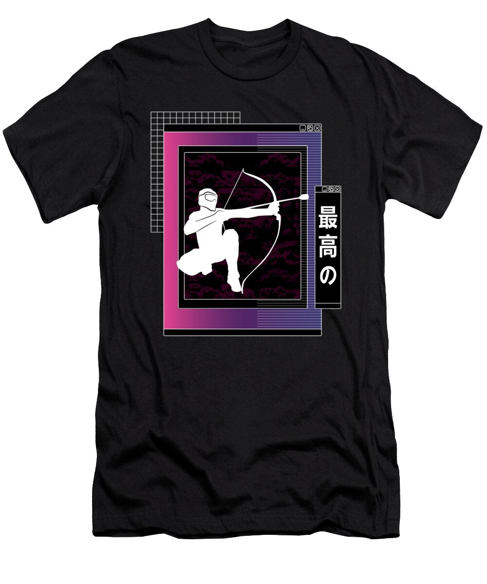 1 Vaporwave Synthwave Arrowtag Greenoptix T-Shirt