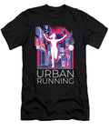 1 Vaporwave Synthwave Skyline Marathon Trail Running Greenoptix T-Shirt