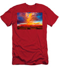 1 Vibrant Sunset Over Mountain Range Mario G Rivera T-Shirt