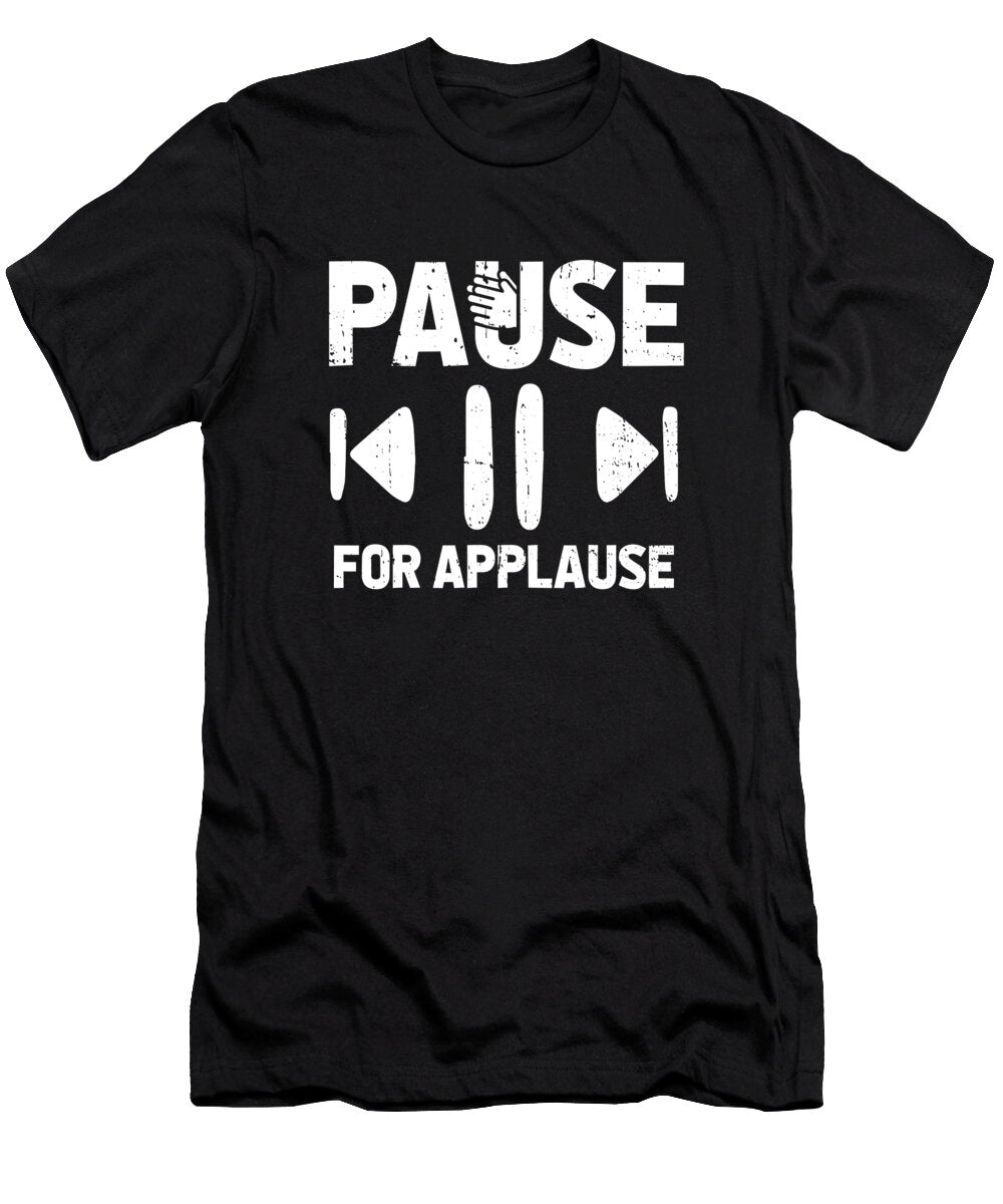 1 Video Games Gamer Gaming Pause Game Crazy Squirrel T-Shirt