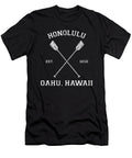 1 Vintage Honolulu Hawaii Vacation Vector Deluxe T-Shirt