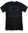 1 Vintage Newport Beach Vacation Vector Deluxe T-Shirt