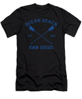 1 Vintage Ocean Beach San Diego Vacation Vector Deluxe T-Shirt