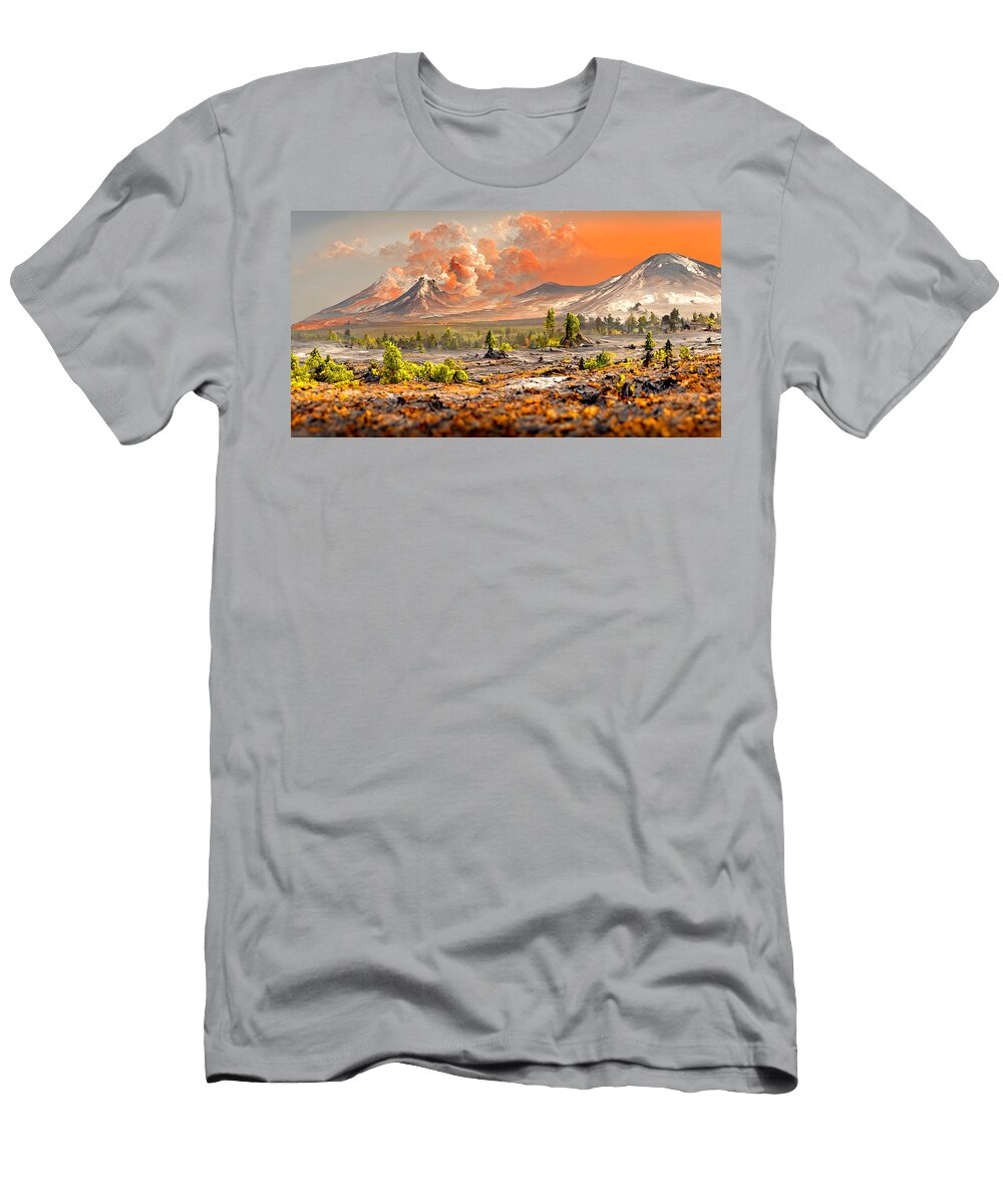 1 Volcanic Landscape Frederick Butt T-Shirt