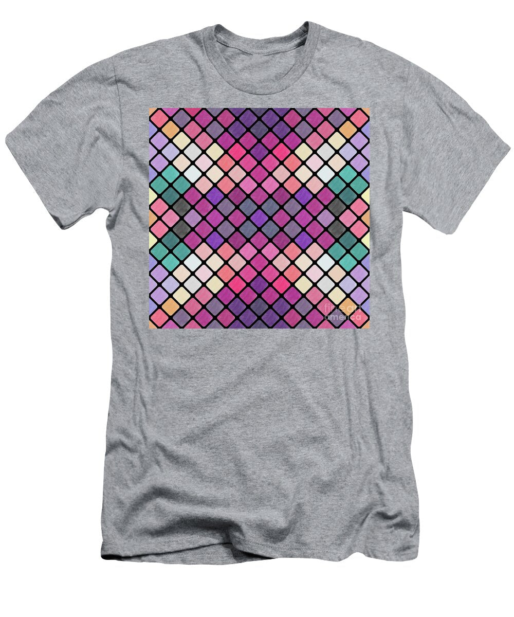 1 Watercolor Geometric Background Amir Faysal T-Shirt