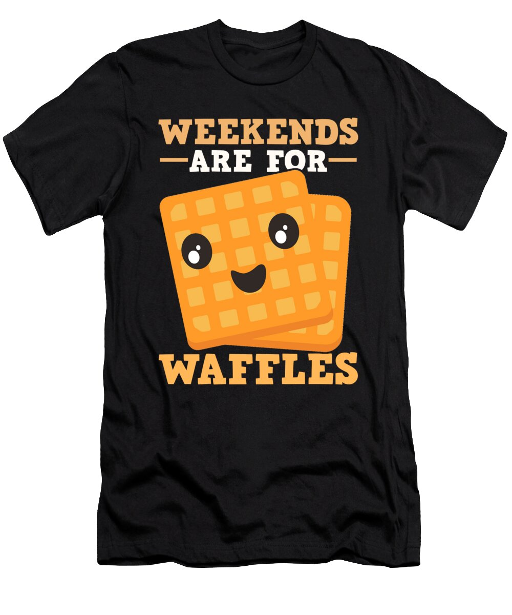1 Weekends Are for Waffles Brunch Saturday Sunday Alessandra Roth T-Shirt