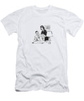 1 Woman Handing Man At Desk a Policy Csa Images T-Shirt