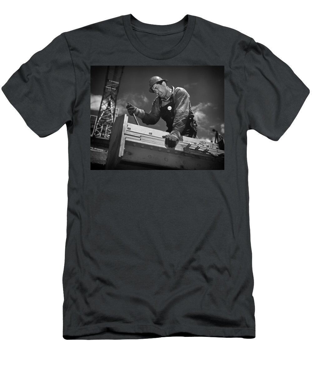 1 Working At Douglas Dam in Tennessee 1942 Mountain Dreams T-Shirt