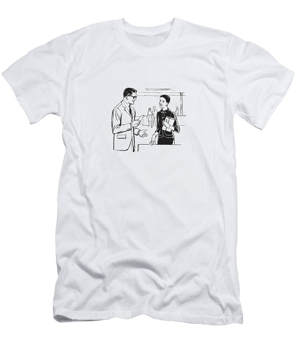 1 Workplace Conversation Csa Images T-Shirt