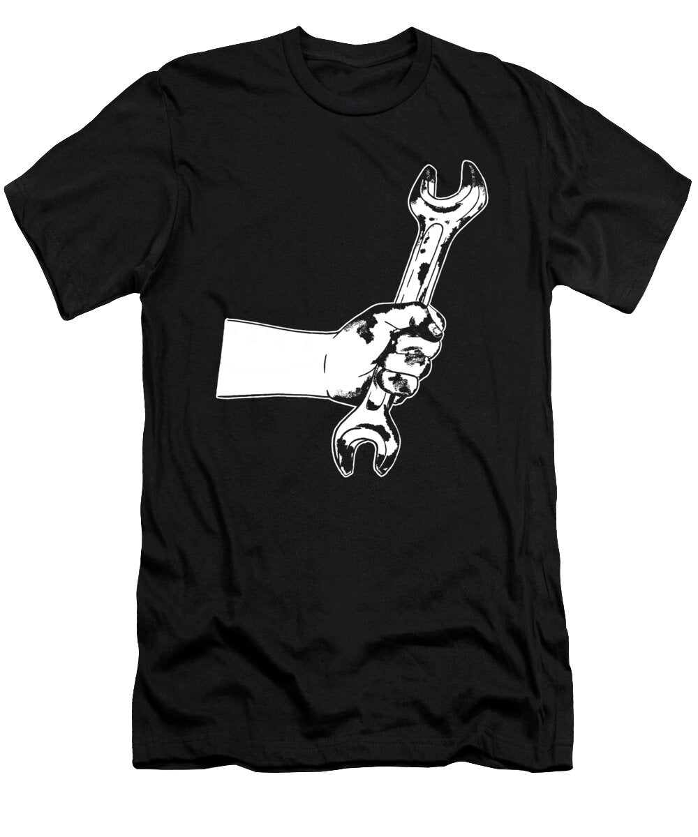 1 Workshop Auto Garage Car Mechanic Crazy Squirrel T-Shirt