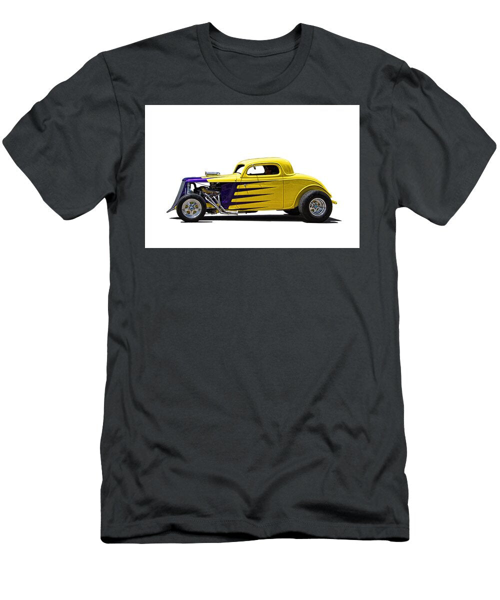 1 Yellow Hot Rod Nick Gray T-Shirt
