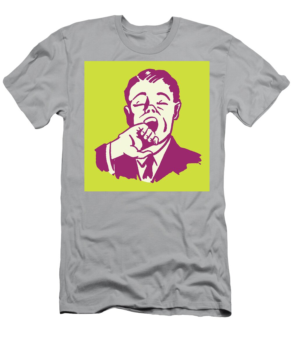 1 Young Boy Yawning Csa Images T-Shirt
