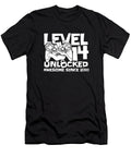 10 14 Year Old Gamer Gaming 14th Birthday Level 14 Unlocked Crazy Squirrel T-Shirt