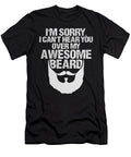 10 Funny Beard Facial Hair Manly Confident Man Gift Muc Designs T-Shirt