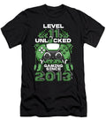10 Gaming 11th Birthday Year Old Gamer Level 11 Unlocked Crazy Squirrel T-Shirt