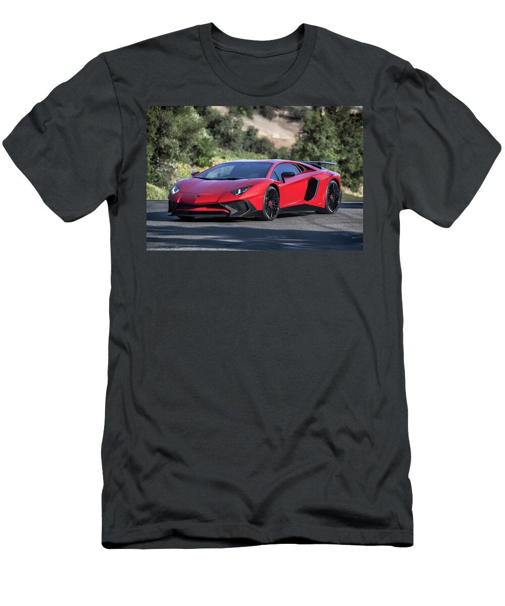 10 Lamborghini Aventador Sv Print Itzkirb Photography T-Shirt