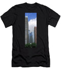 10 Low Angle View of Buildings in a City Panoramic Images T-Shirt