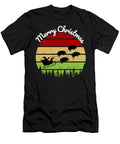 10 Santas Sleigh Pulled By a Team of Hogs Chomper Designs T-Shirt