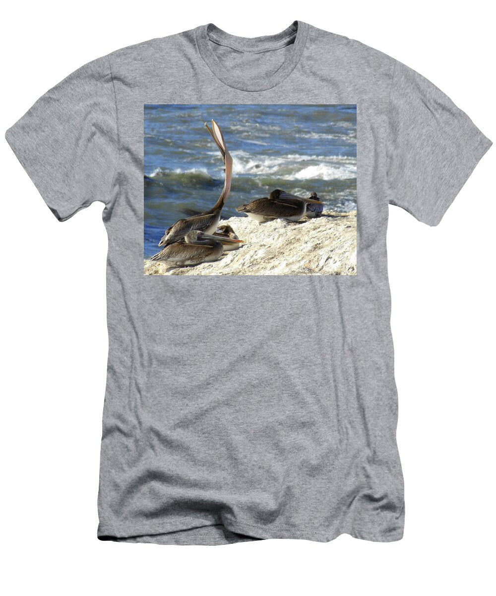 10 Stretching Their Necks Linda Vanoudenhaegen T-Shirt