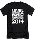 10 Year Old Gamer Gaming 10th Birthday Level 10 Unlocked Crazy Squirrel T-Shirt