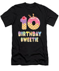 10th Birthday Sweetie Waffle Lover Girl 10 Years Old Bday Graphic Art Grabitees T-Shirt