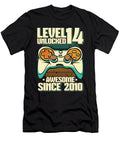 11 14 Year Old Gamer Gaming 14th Birthday Level 14 Unlocked Crazy Squirrel T-Shirt
