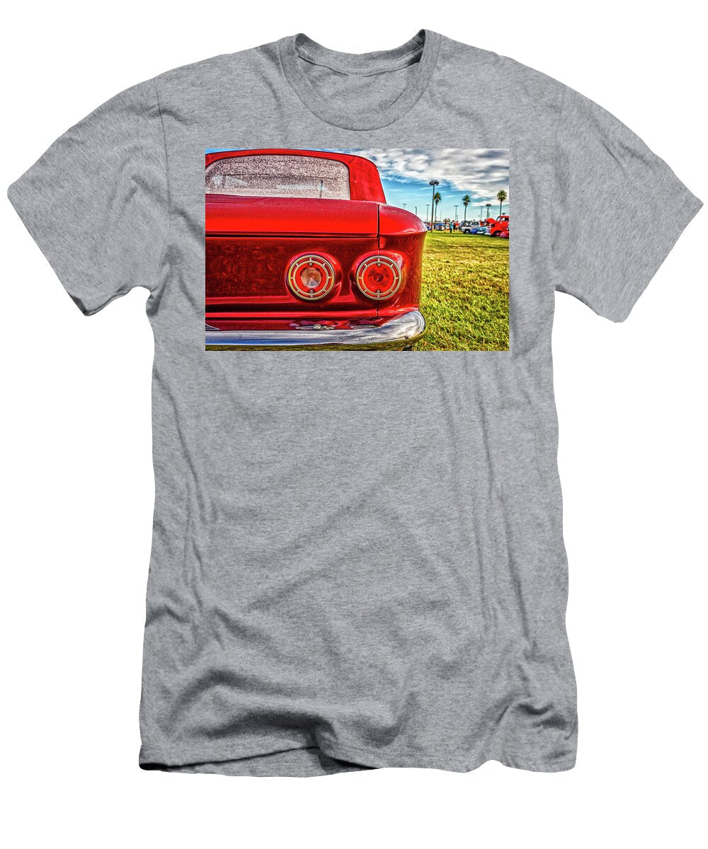 11 1962 Chevrolet Corvair Monza Spyder 900 Turbocharged Convertible Gestalt Imagery T-Shirt