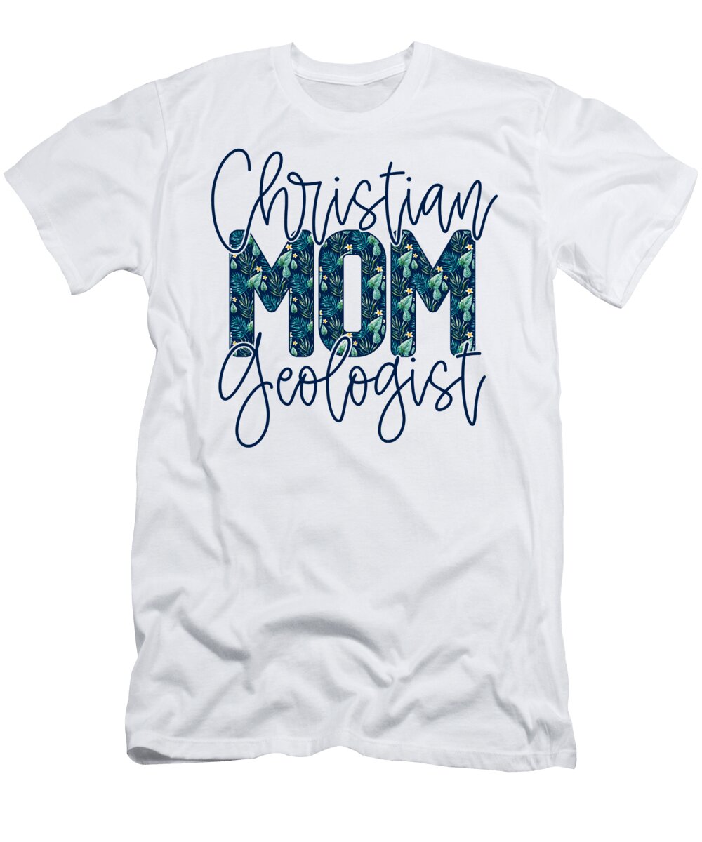 11 Christian Mom Artist Floral Mothers Day Deon Du Plessis Art T-Shirt