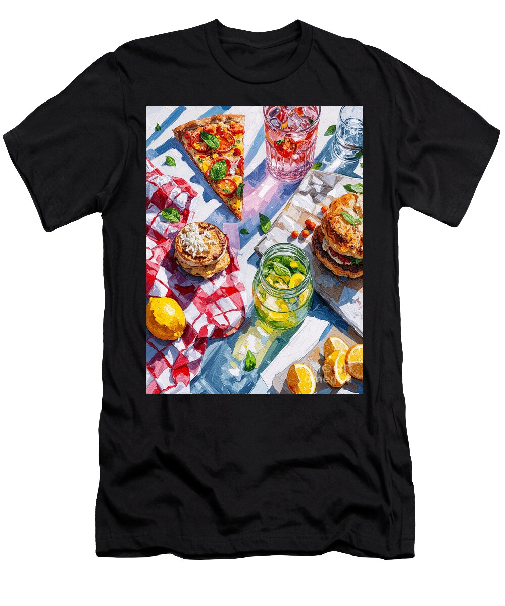 11 Colorful Picnic Spread Grafititee S T-Shirt